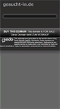 Mobile Screenshot of gesucht-in.de